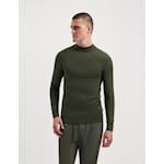 Saint Steve Ben Knit Mockneck Deep Forrest Green