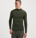 Saint Steve Ben Knit Mockneck Deep Forrest Green