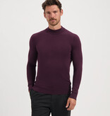 Saint Steve Ben Knit Mockneck Plum Melange