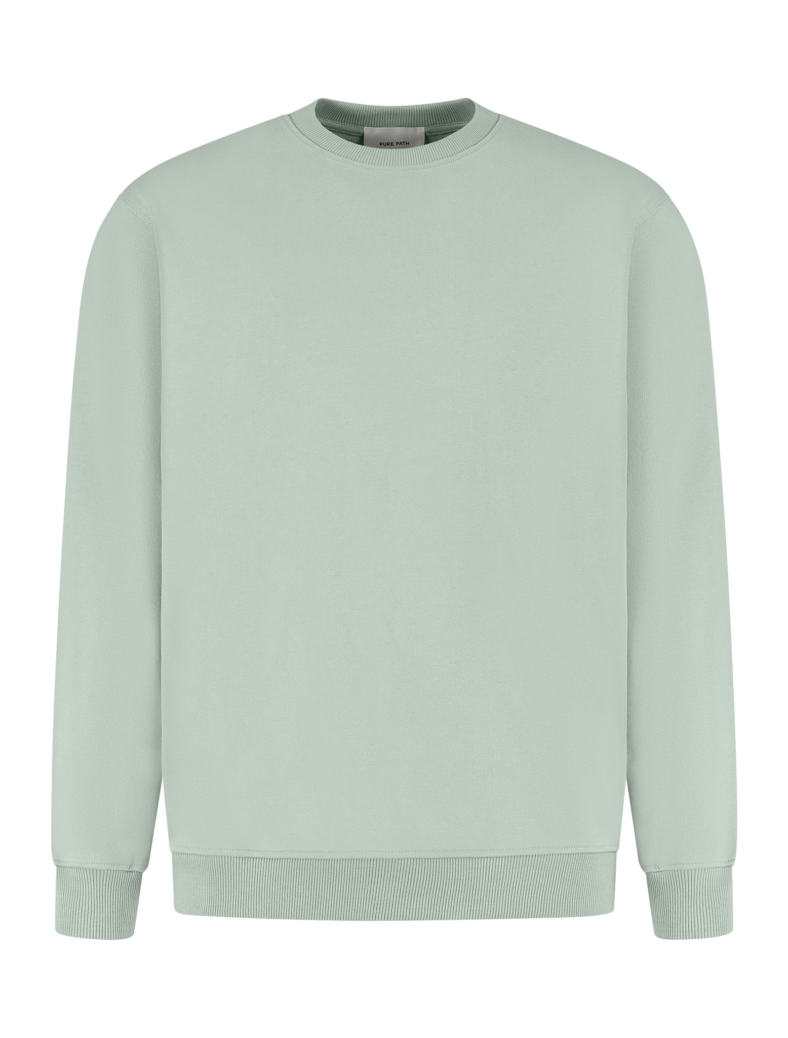 Pure Path 25030309 My Other Car Sweater Light Army Green