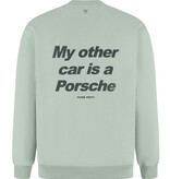 Pure Path 25030309 My Other Car Sweater Light Army Green