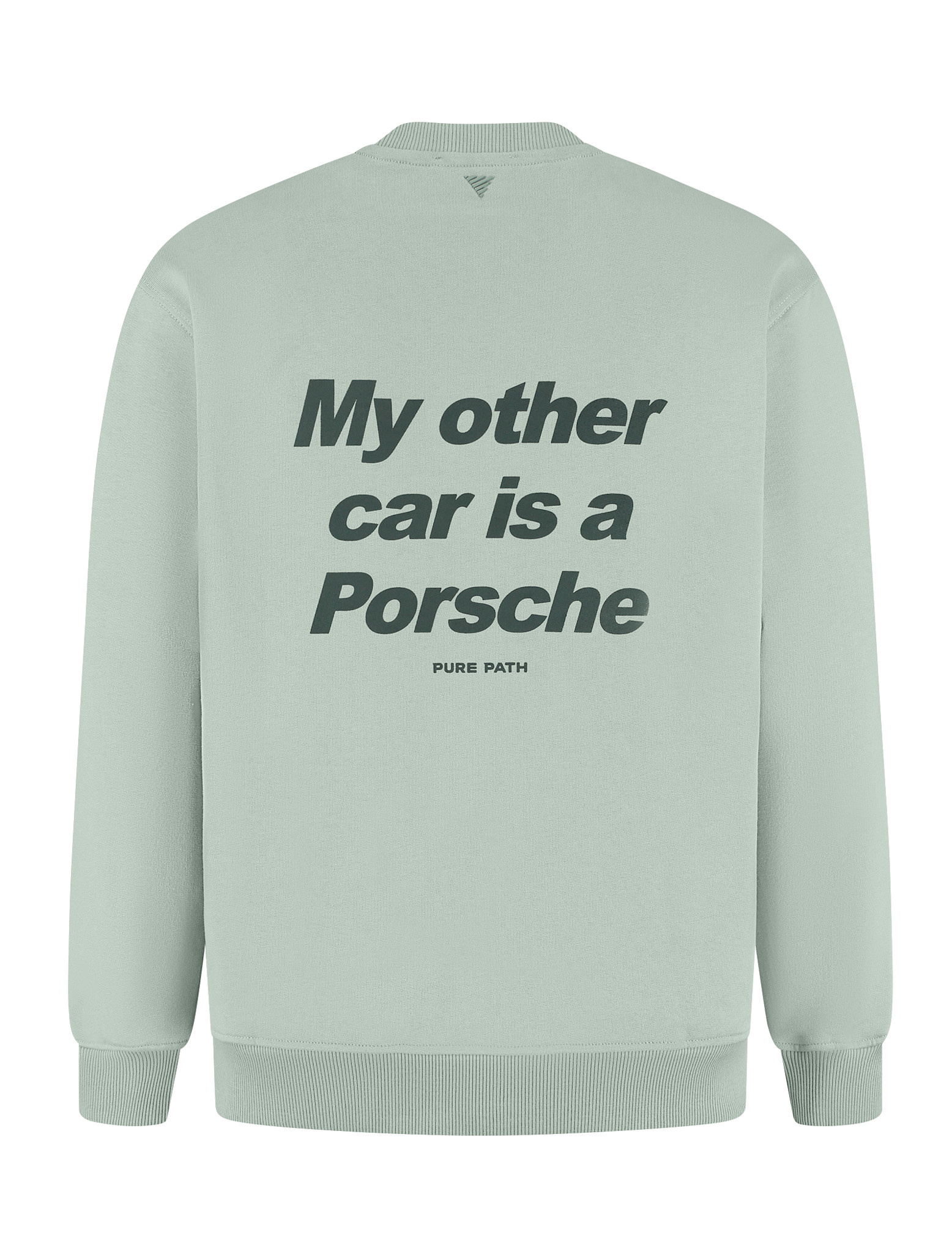 Pure Path 25030309 My Other Car Sweater Light Army Green