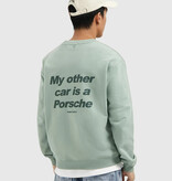 Pure Path 25030309 My Other Car Sweater Light Army Green