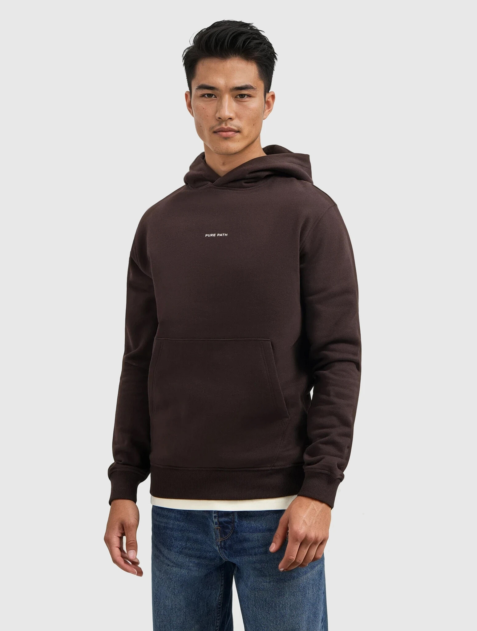 Pure Path 25030317 Wasteland Studios Hooded Sweat Dark Brown