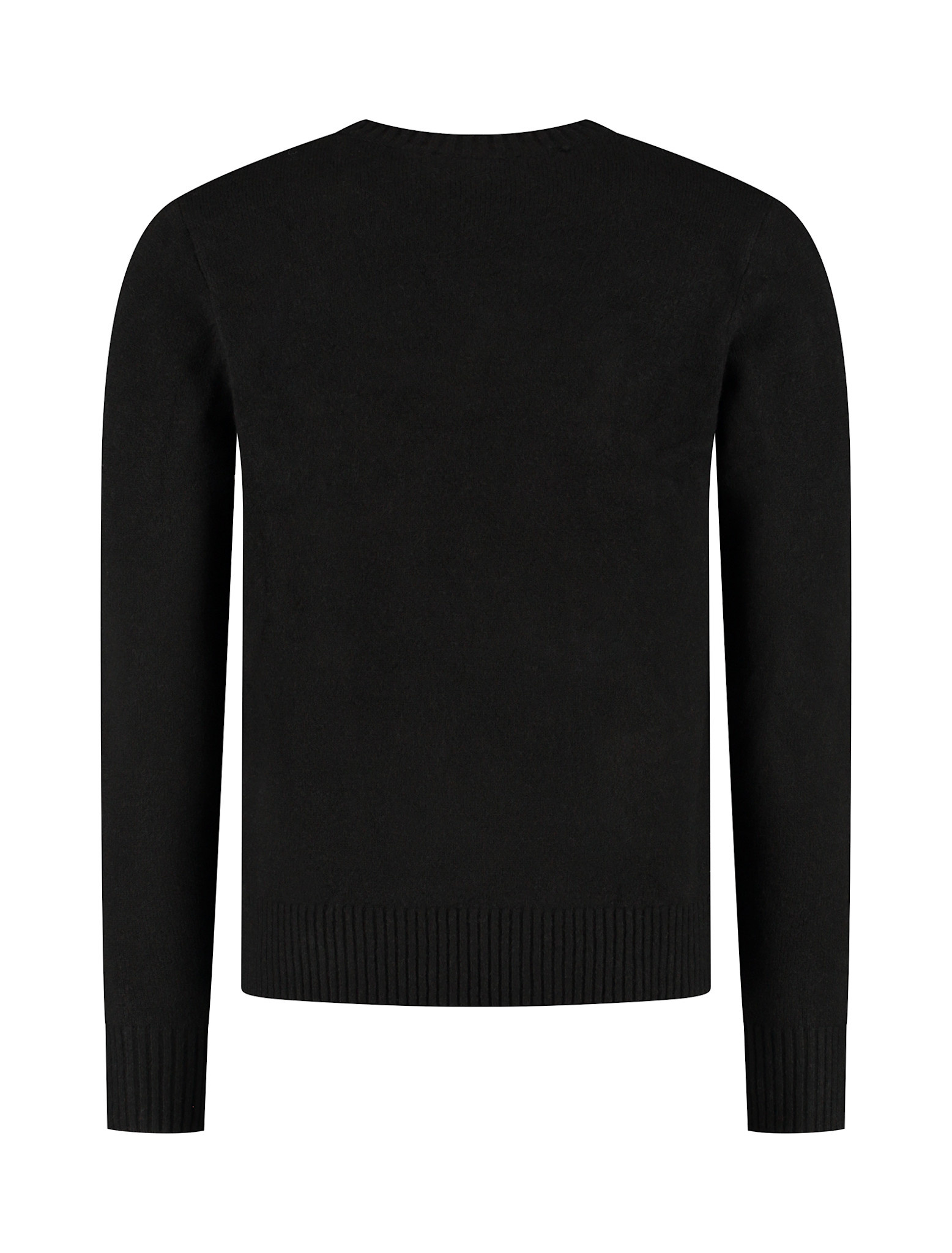 Pure Path 25030819 Melange V-Neck Knit Black