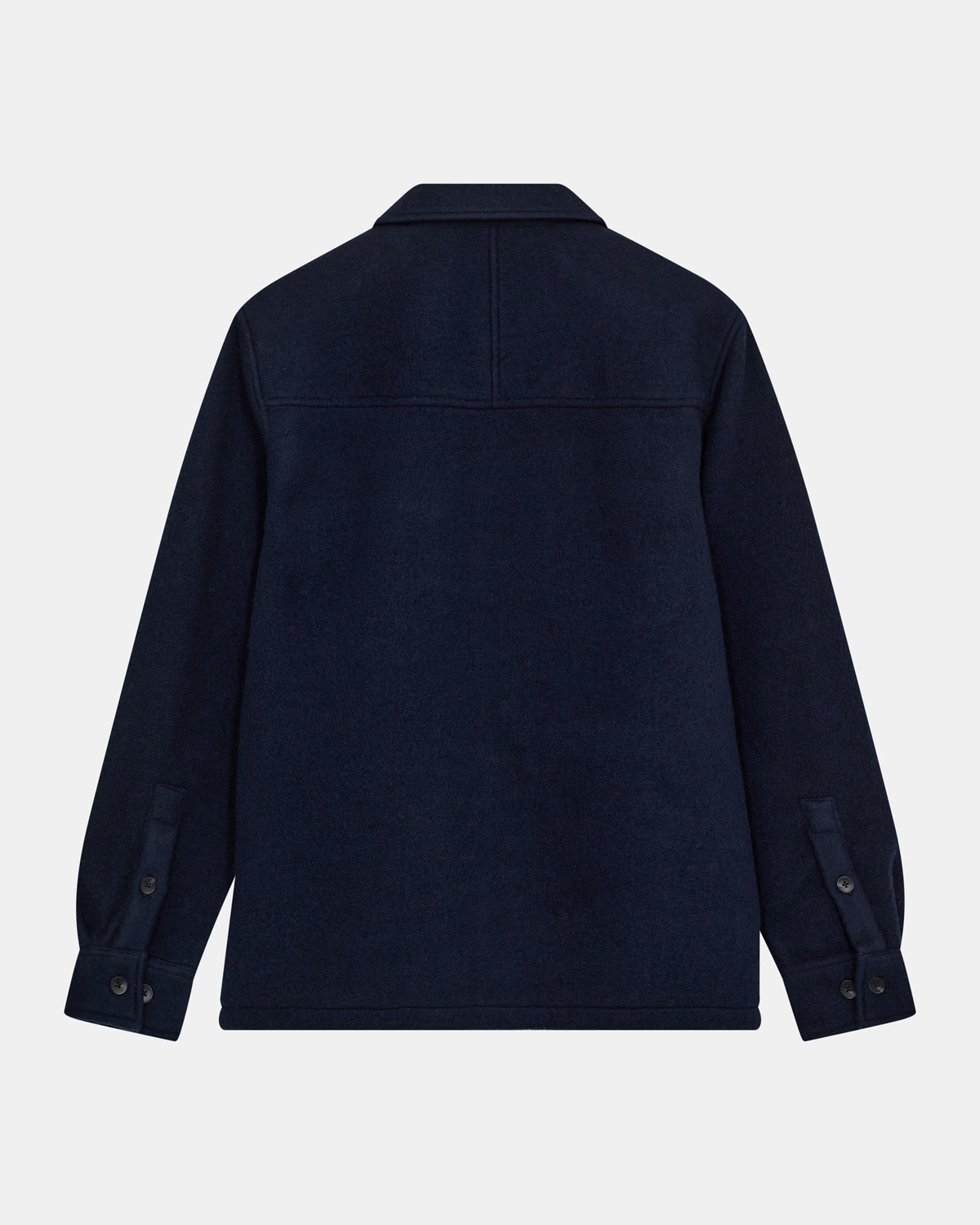 Anerkjendt Oscar Boiled Wool Overshirt 902022 Sky Captain