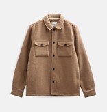 Anerkjendt Oscar Boiled Wool Overshirt 902022 Tiger's Eye