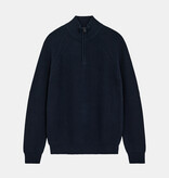 Anerkjendt Sune Patent Half Zip Knit 902026 Sky Captain