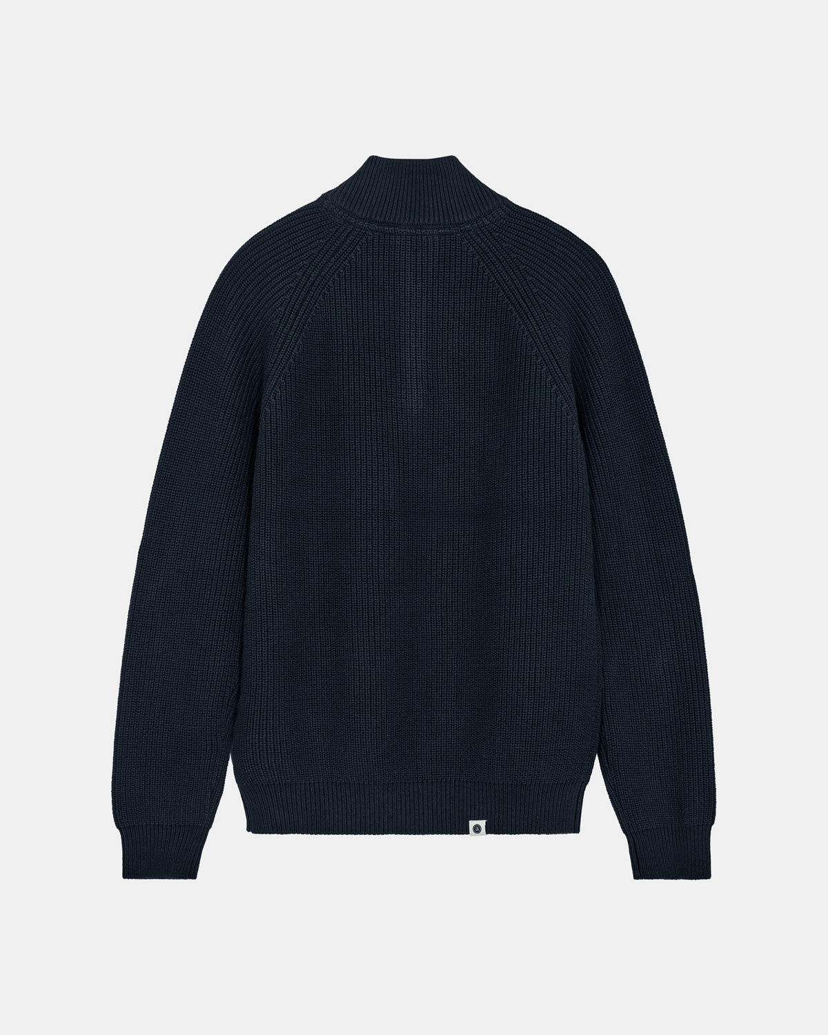 Anerkjendt Sune Patent Half Zip Knit 902026 Sky Captain