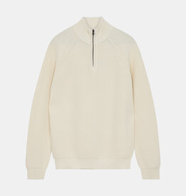 Anerkjendt Sune Patent Half Zip Knit 902026 Tofu