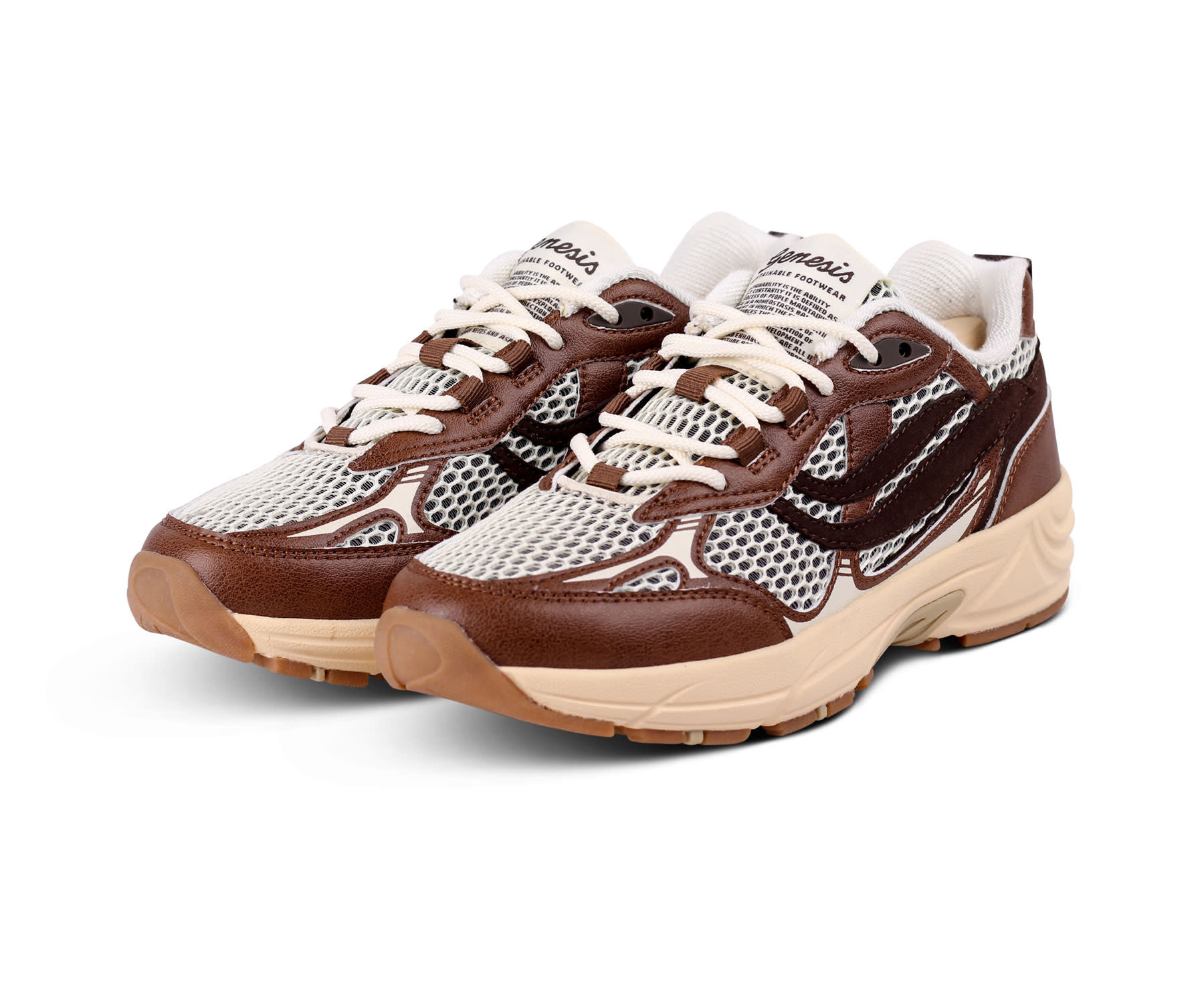 Genesis Footwear Footwear G-Eco`99 2-Tone Mesh Brown/White