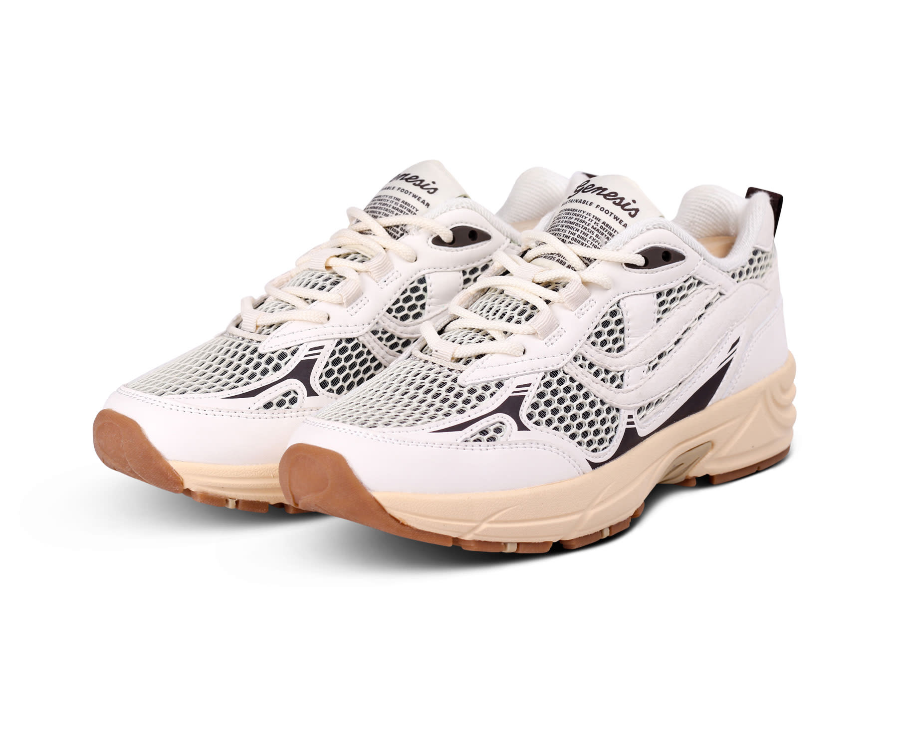 Genesis Footwear Footwear G-Eco`99 2-Tone Mesh White/Brown