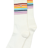 Alfredo Gonzalez Athletic Rainbow Stripes Socks Offwhite