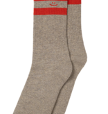 Alfredo Gonzalez Athletic Smiley Stripes Socks Grey