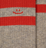 Alfredo Gonzalez Athletic Smiley Stripes Socks Grey