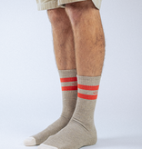 Alfredo Gonzalez Athletic Smiley Stripes Socks Grey