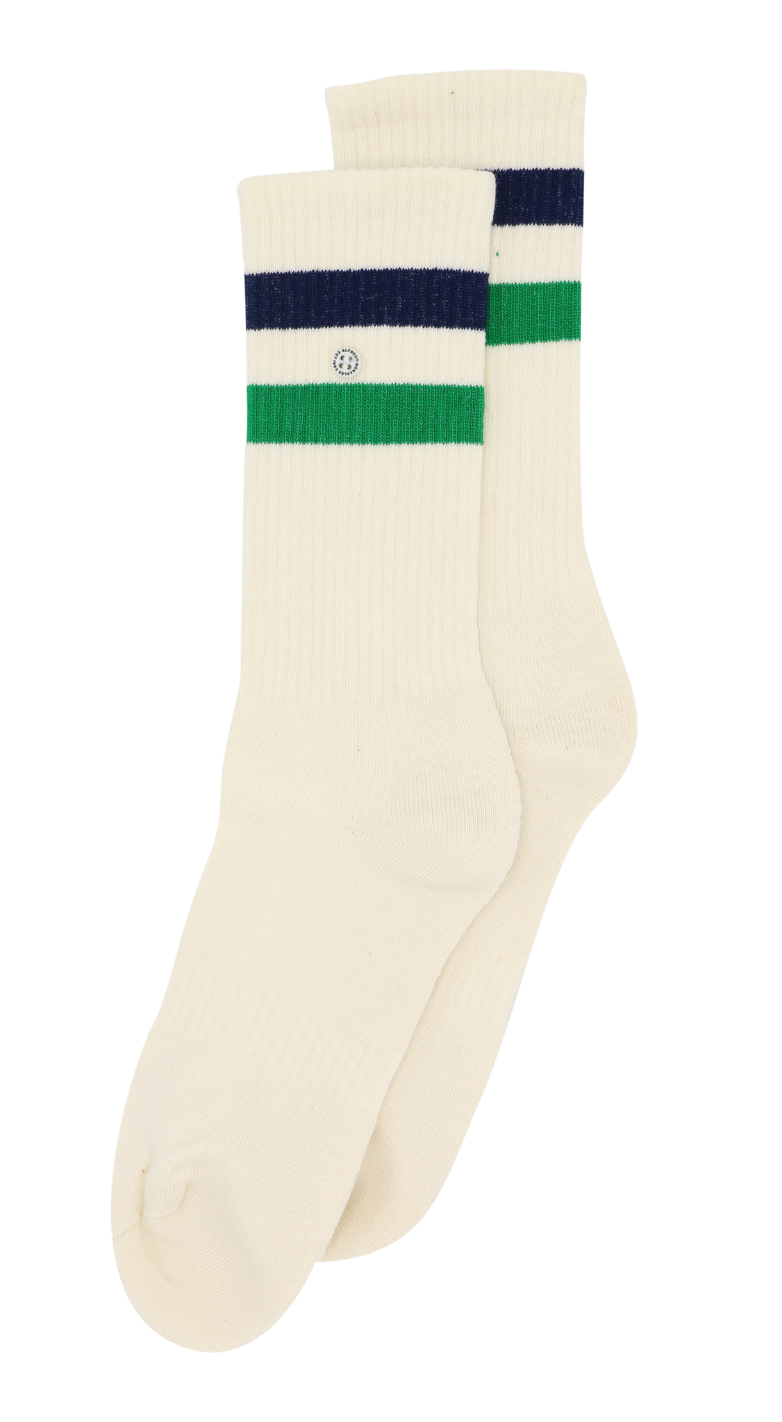 Alfredo Gonzalez Athletic Stripes Socks Green/Navy/Offwhite