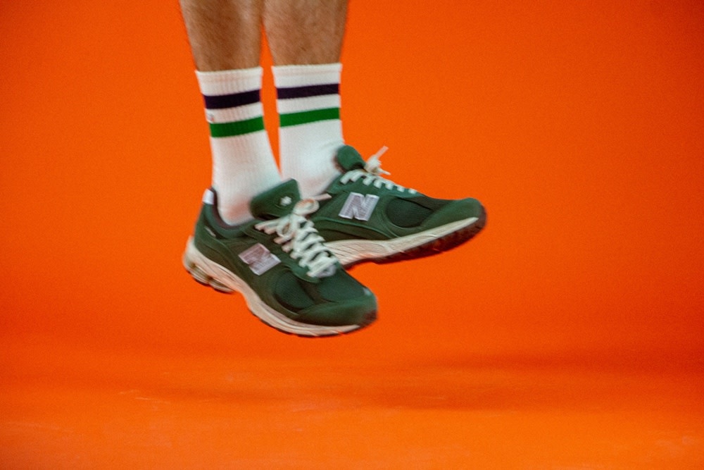 Alfredo Gonzalez Athletic Stripes Socks Green/Navy/Offwhite