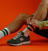 Alfredo Gonzalez Athletic Stripes Socks Green/Navy/Offwhite