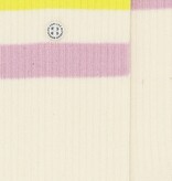 Alfredo Gonzalez Athletic Stripes Socks Lila/Yellow/Offwhite