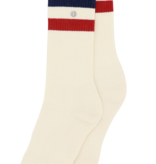 Alfredo Gonzalez Athletic Stripes Socks Red/Navy/Offwhite
