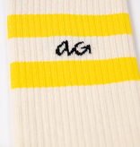 Alfredo Gonzalez Athletic Organic Stripes Socks Yellow