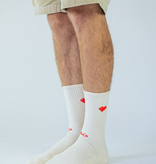Alfredo Gonzalez Athletic Icon Hearts Socks Off White