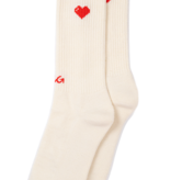 Alfredo Gonzalez Athletic Icon Hearts Socks Off White