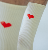 Alfredo Gonzalez Athletic Icon Hearts Socks Off White