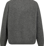 Resterods Kane Polo Knit Light Grey Melange