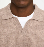 Resterods Kane Polo Knit Sand