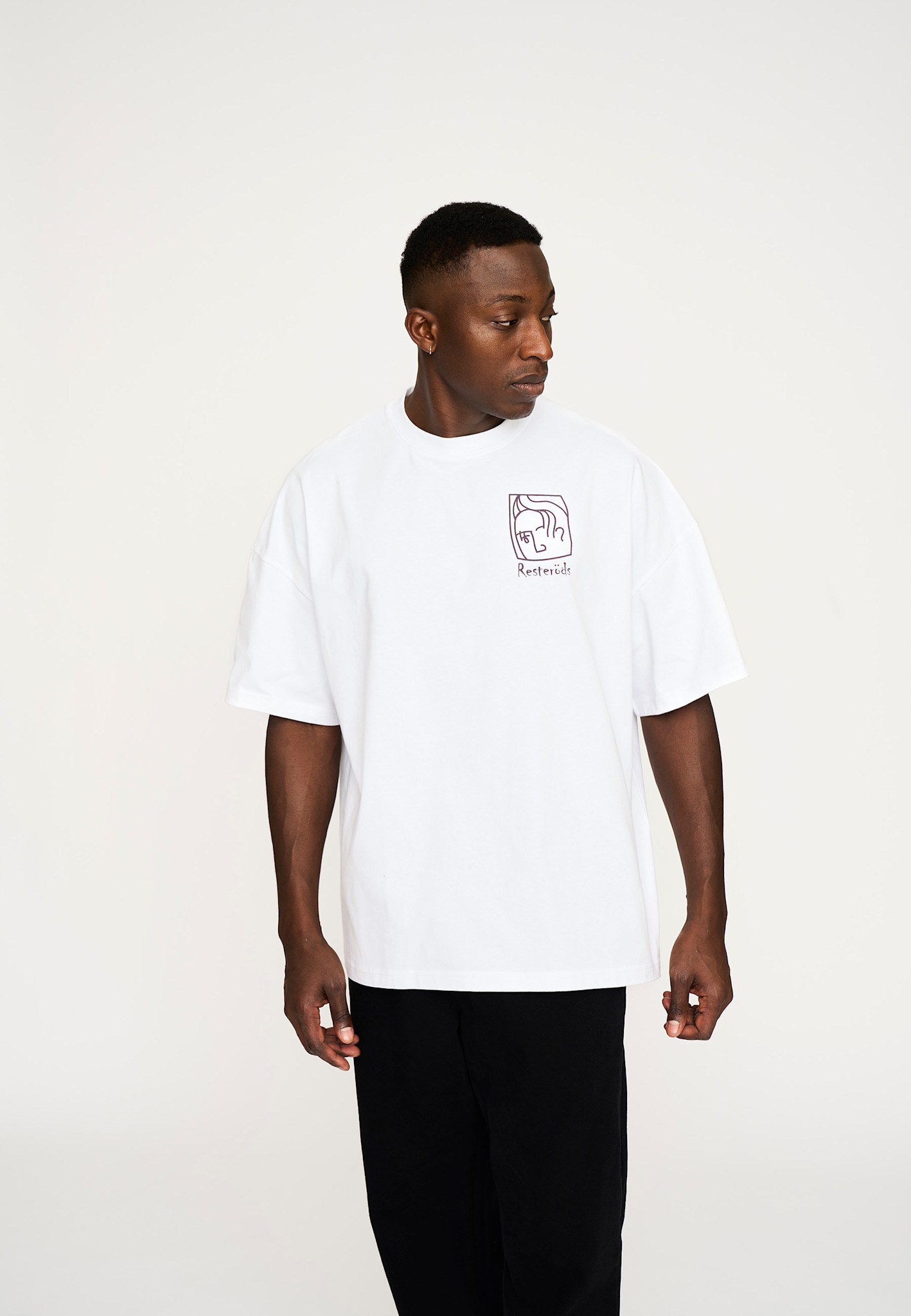 Resterods Dev Print Tee White