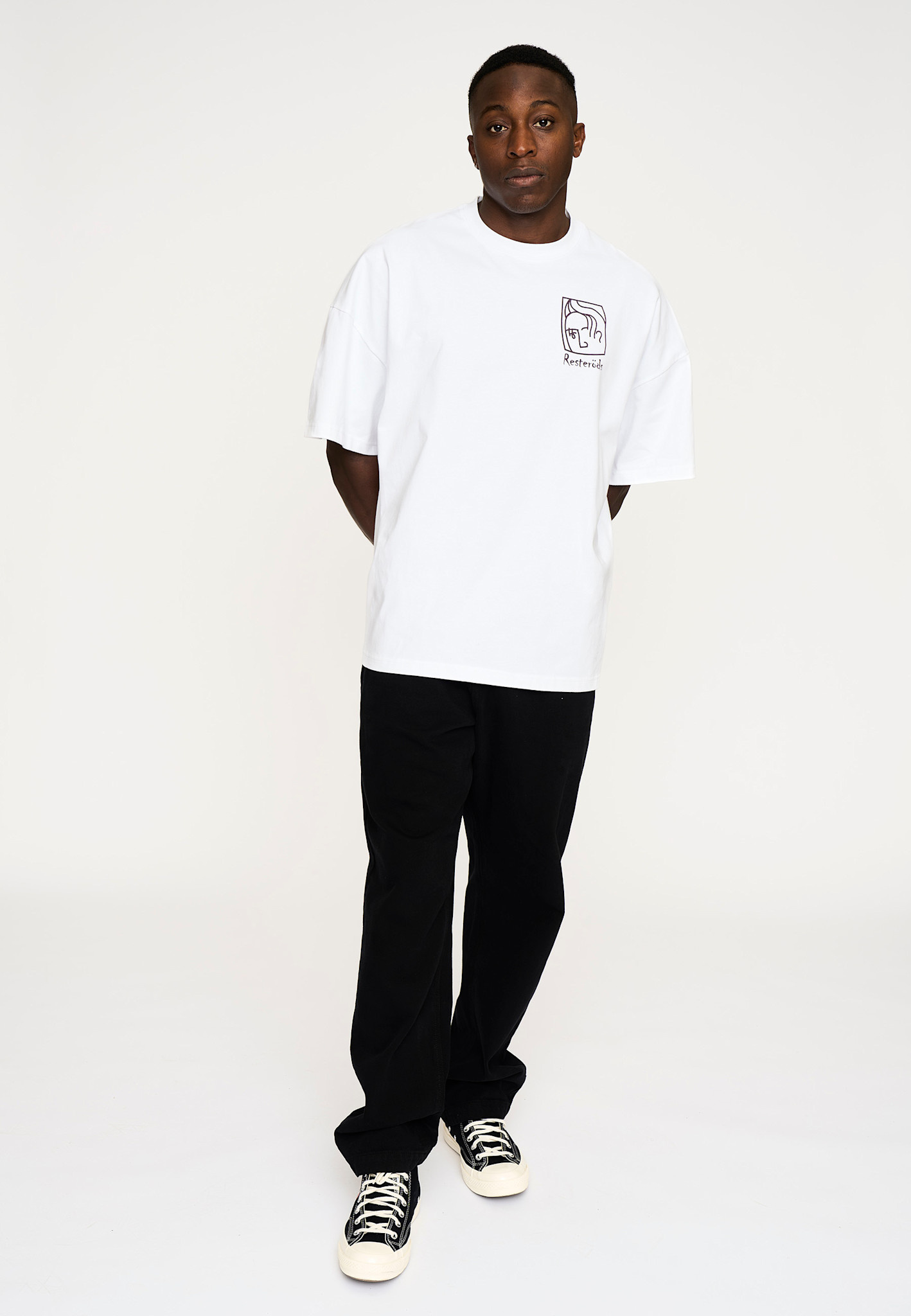 Resterods Dev Print Tee White