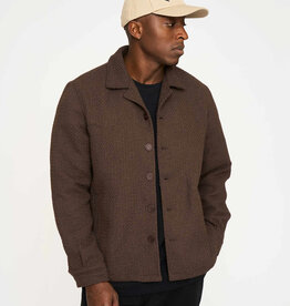 Resterods Leo Overshirt Brown
