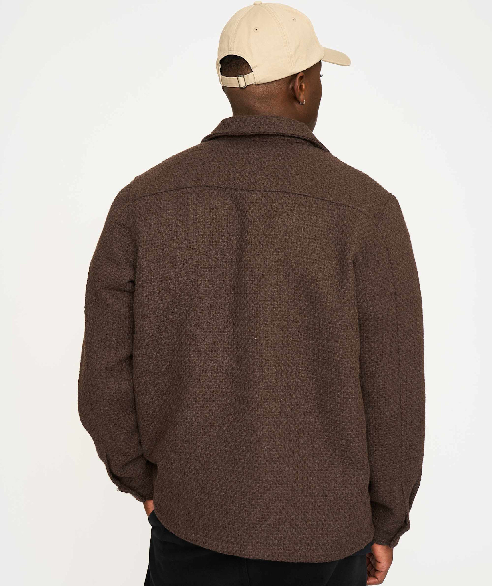 Resterods Leo Overshirt Brown