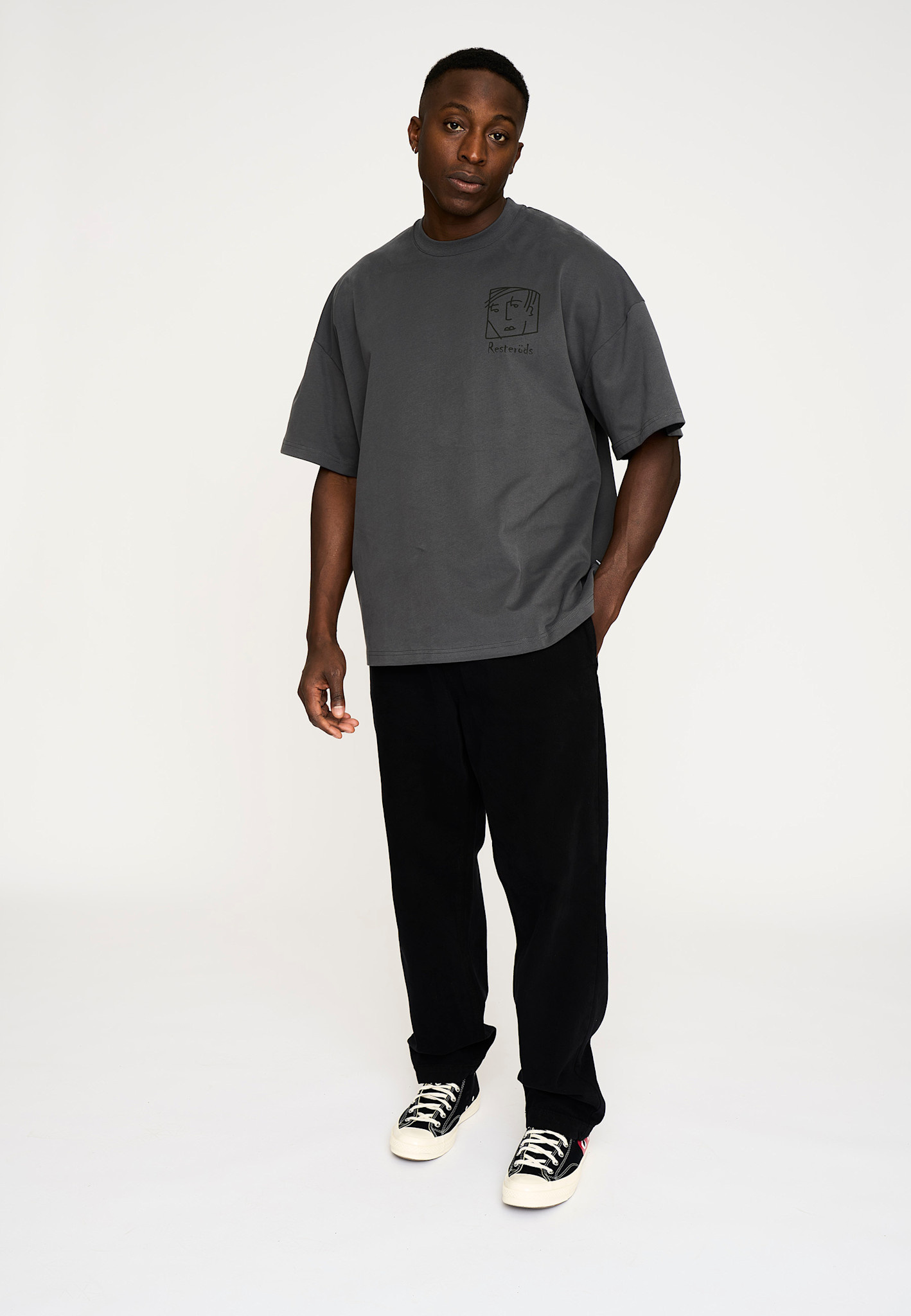Resterods Dev Print Tee 8-Black