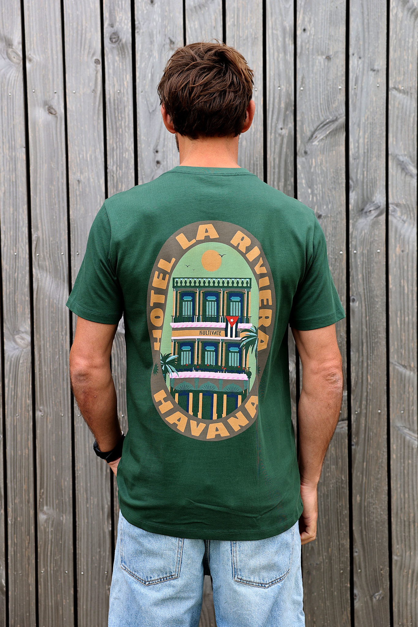 Kultivate Havana Tee Sycamore Green