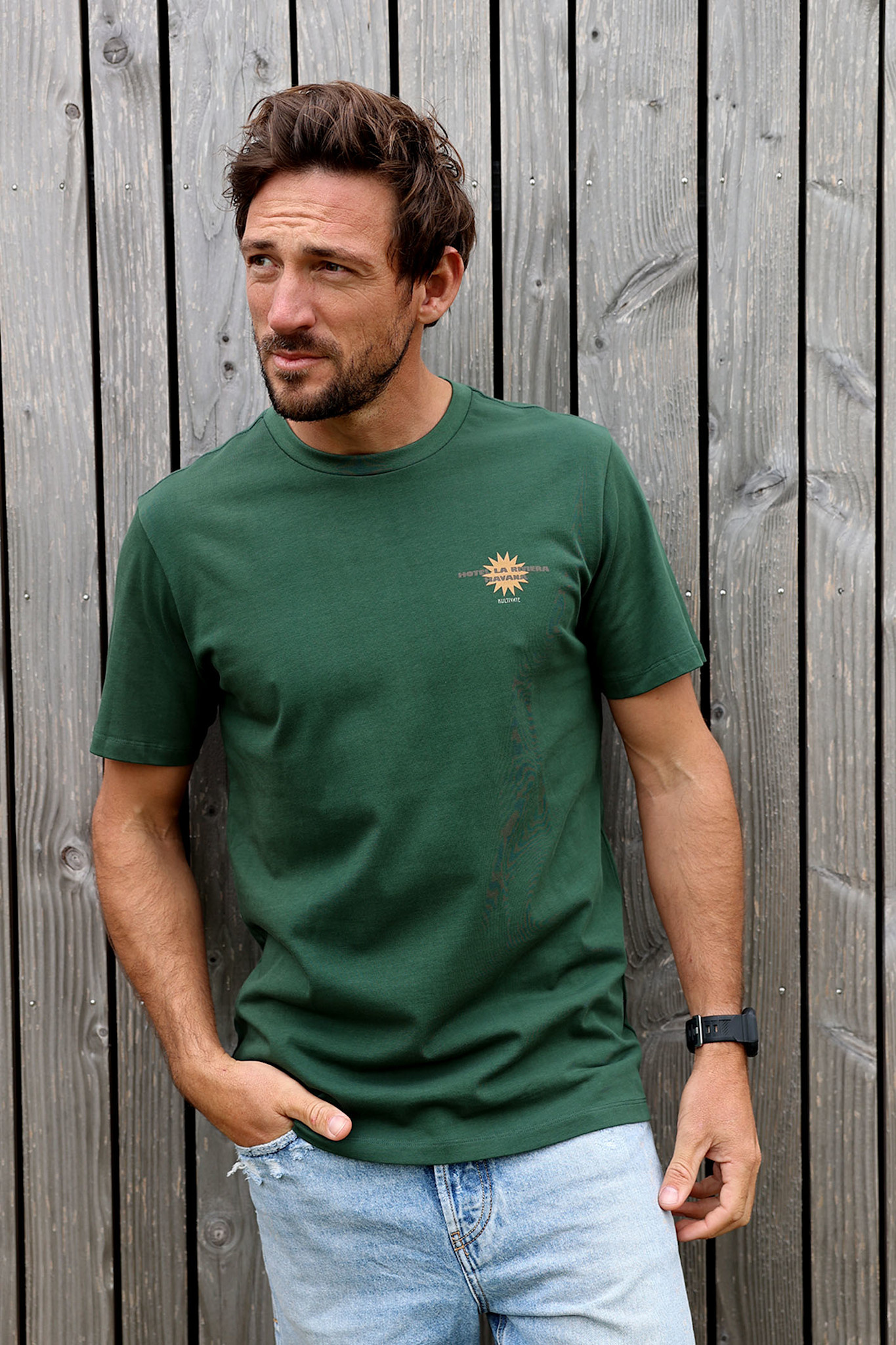 Kultivate Havana Tee Sycamore Green