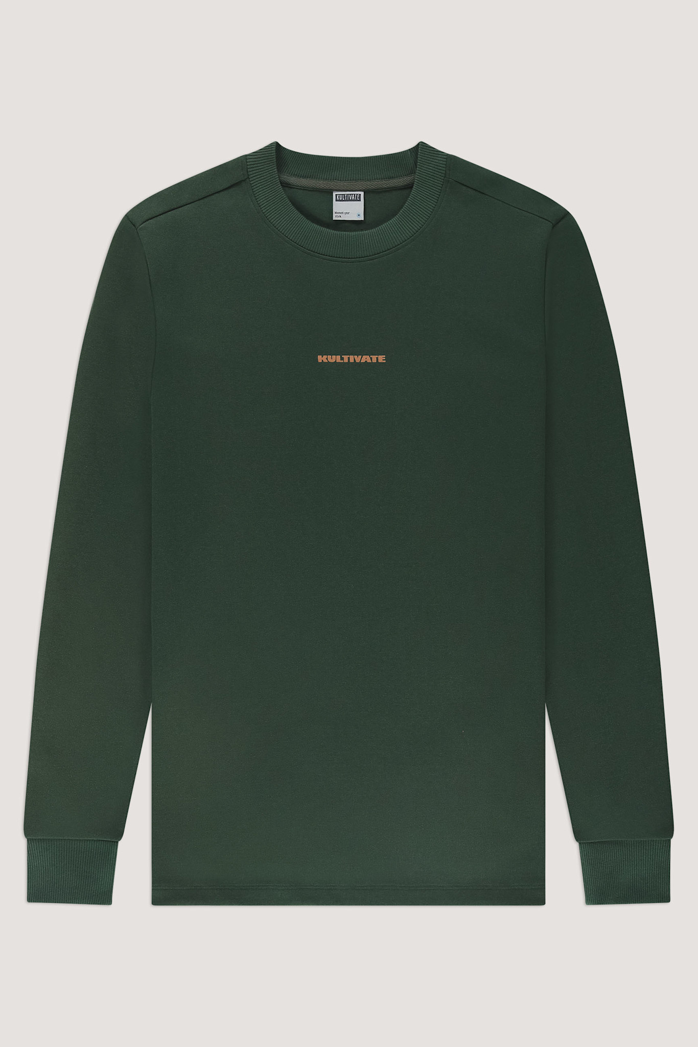 Kultivate Luxury Rockery L/S Tee Sycamore Green