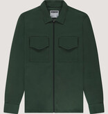 Kultivate Luxury Zip Overshirt Sycamore Green