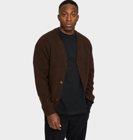 Resterods Kyle Cardigan Knit Brown