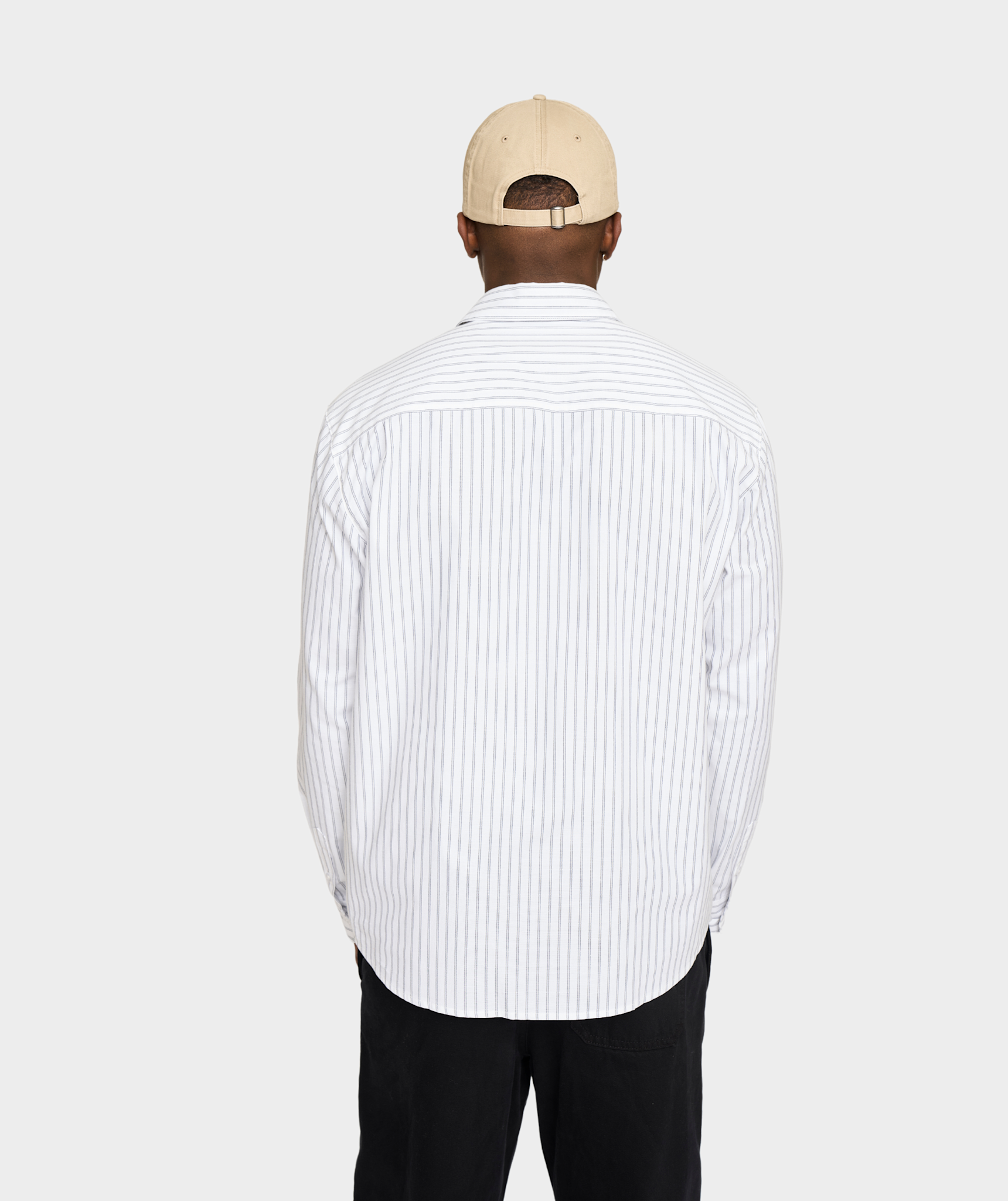 Resterods Davis Shirt L/S White
