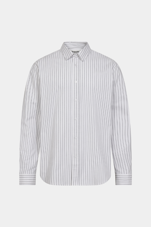 Resterods Davis Shirt L/S White