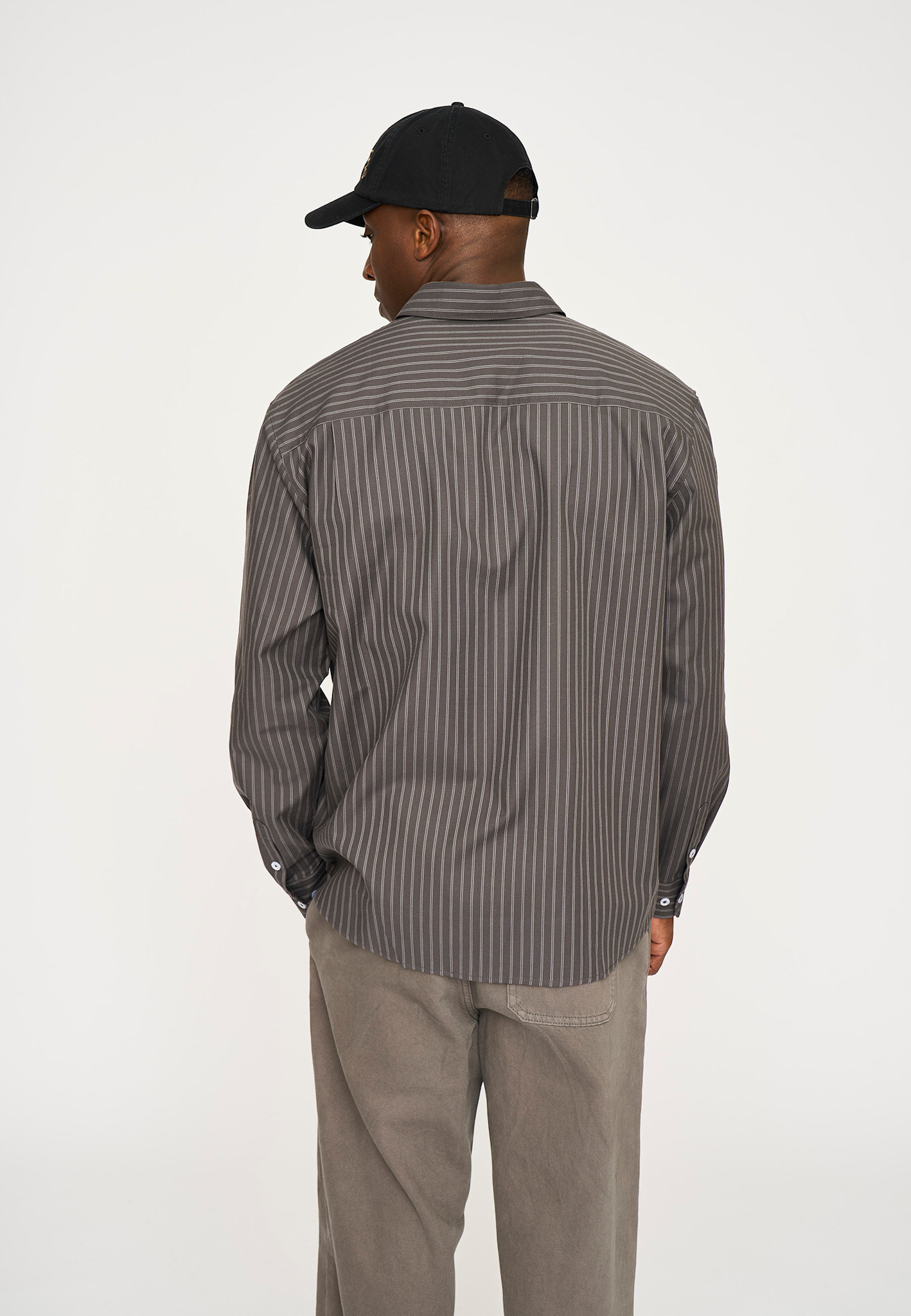 Resterods Davis Shirt L/S Grey