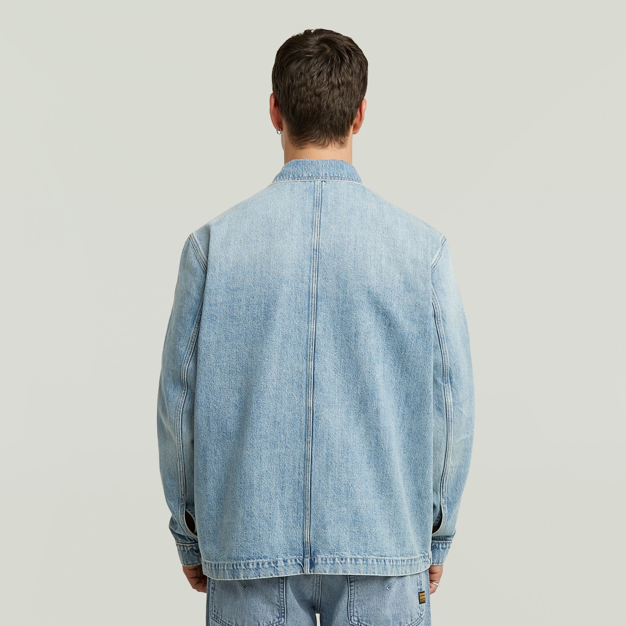 G-Star Mosa Overshirt Sun Faded Pacific Blue
