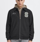 Solid 21108712 Reid College Jacket Black