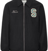 Solid 21108712 Reid College Jacket Black