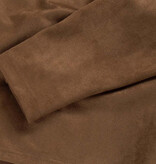 Ciszere Neo Vegan Suede Overshirt Mocha Brown
