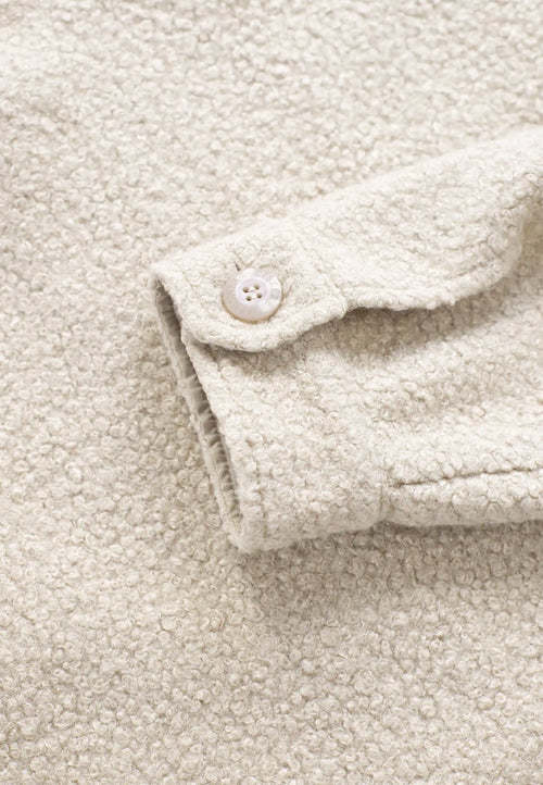 Ciszere Fred Boucle Overshirt Moonlight Beige