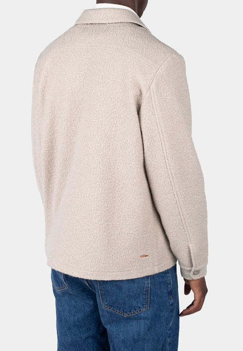 Ciszere Fred Boucle Overshirt Moonlight Beige